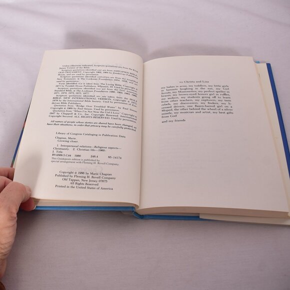 Growing Closer: The Intimacy of Love And Friendship by Marie Chapian - Picture 6 of 7